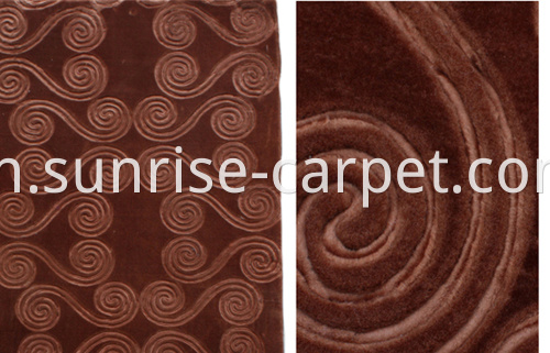 embossing design carpet